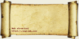 Joakim Pljakić vizit kartica